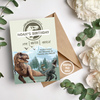 Personalized File Jurassic World Birthday Invitation Dinosaur Birthday Invitation, Invitation Instant Download PNG File Only