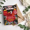 Personalized File Mickey Birthday Invitation  | Kids party, Printable Birthday Party Invitations, Instant Download PNG File Only