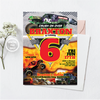 Personalized File Editable Monster Truck Birthday Invitation PNG, Monster Jam Printable Trucks Birthday Invite, Monster Truck Invites, Digital Evite 5x7 PNG File Only