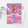 Personalized File Paw-ty Patrol Invitation | Kids Birthday Invitation Printable, Paw Birthday Invitation Girl | Invite Instant Download PNG File Only