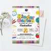 Personalized File Kindergarten Graduation Invitation, Pre K Graduation Invitation Preschool, Digital Editable Printable, Kindergarten Invite PNG File Only