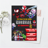 Personalized File Spidey And His Amazing Friends Birthday Invitation | Printable Party Invitations | Digital Kids Invite | Instant Download PNG File Only