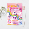 Personalized File My Little Pony Birthday Invitation | Little Pony Invite, Printable Birthday invite, Kids party| Instant Download PNG File Only