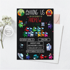 Personalized File Among us Birthday Invitation | Amoung us Game invite | Among us imposter Birthday Invitation | Digital Personalized Printable PNG File Only