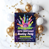 Personalized File Bowling Birthday Invitation | Glow Bowling Invitation | Bowling Invitation | Bowling Party Invite | Glow Invitation | PNG File Only