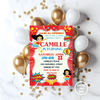 Personalized File Wonder Woman Birthday Invitation | Printable Birthday Wonder Woman Party Invitations, Kids Party Invite | Instant Download PNG File Only