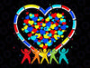 World Autism Awareness Day Svg, Advocate Awareness Love Heart Svg, Autism Awareness Png, Digital Download