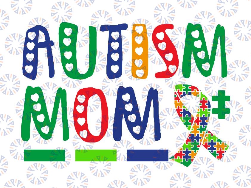 Autism Mom Svg, Autism Mama Puzzle Pieces Svg, Autism Awareness Png, Digital Download