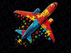 PNG ONLY Airplane Jigsaw Puzzle Png, Airplane Autism Awareness Png, Autism Awareness Png, Digital Download