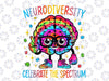 PNG ONLY Neurodiversity Brain Autism Awareness Asd Ahdh Png, Autism Awareness Png, Digital Download