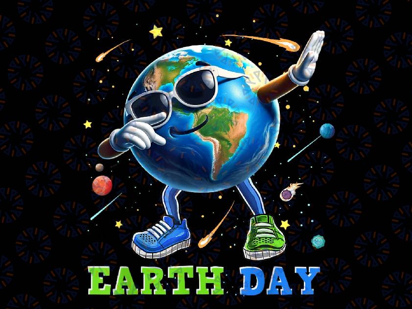 PNG ONLY Earth Day 2024 Png, Funny Earth Day Boys Dabbing Png, Digital Download