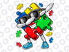 PNG ONLY Autism Awareness Dabbing Puzzle Piece Png, Autism Dabbing Heart Png, Autism Awareness Png, Digital Download