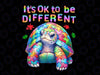 PNG ONLY Autism Awareness Turtle Puzzle Png, Its Ok To Be Different Cute Png, Autism Awareness Png, Digital Download