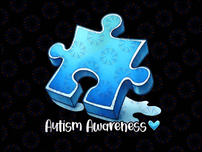 PNG ONLY Blue Puzzle Png, Puzzle Autism Awareness Png, Autism Awareness Png, Digital Download