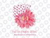 Breast Cancer PNG Daisy Faith Hope Love Png, Breast Cancer Awareness Flower Ribbon Png, Digital Download