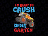 Back to School Boys First Day of Kindergarten Monster Truck Png, Kindergarten Squad Monster Truck Png, Back To School Png, Digital Download