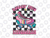 Custom Kids Rolling Into Kindergarten Groovy Pink Skate Back To School Svg, Rollin Into Kinder Svg, Back To School Png, Digital Download