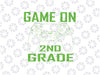 Back To School Game On 2nd Grade Svg, Funny Gamer Student Svg, Back To School Png, Digital Download