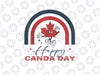 Happy Canada Day Maple Leaf Canadian Flag Png,  Retro Maple Leaf Png, Canadian flag Png, Digital Download