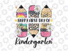 First Day Kindergarten Teacher Leopard Pencil Png, Kindergarten Pencil Png, Back To School Png, Digital Download