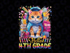 Hello 4th Grade Back To School First Day Fourth Grade Vibes Png, Cute Cat Fourth Grade Png, Back To School Png, Digital Download