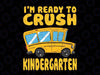 Back to School First Day of Kindergarten School Bus Funny Svg, Kindergarten School Bus Svg, Back To School Png, Digital Download