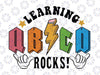 ABCD Learning Rocks Svg, Teacher Appreciation Svg, Retro School Svg, Back To School Png, Digital Download