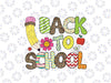 Welcome Back To School First Day Of School Teacher Leopard Png, Back To School Png, digital download