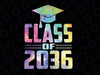 Class of 2036 Grow With Me Png, First Day of School Tie Dye Png, Back To School Png, digital download
