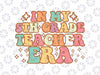 In My 5th Grade Teacher Era Svg, Fifth Grade Retro Groovy Svg, Back To School Png, Digital Download