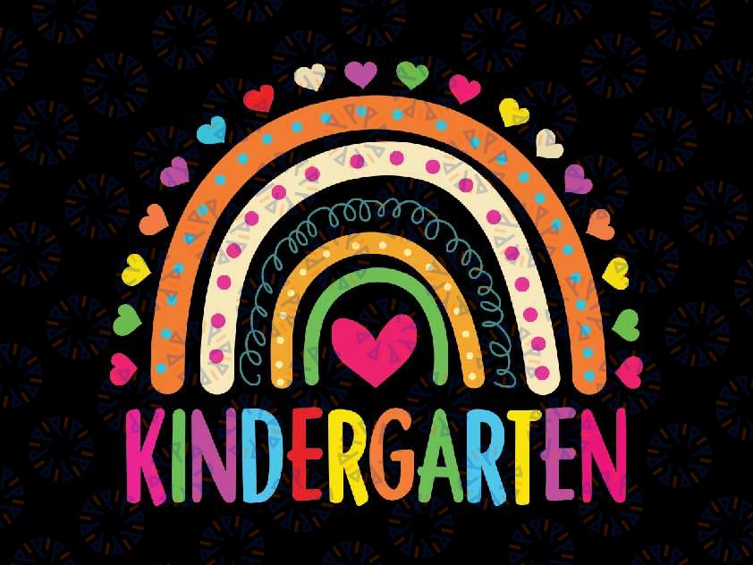 Kindergarten First Day of School Svg- Back to School Kindergarten Student Svg, Back To School Png, Digital Download
