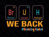 Bruh We Back High School Chemistry Student Svg, First Day of School Science Student Svg, Back To School Png, Digital Download