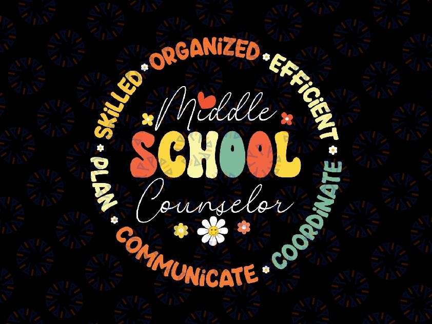 Middle School Counselor Back To School Svg, Teacher Counseling Svg, Back To School Png, Digital Download