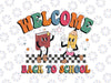 Welcome Back To School Svg, First Day Of School Book And Pencil Svg, Back To School Png, Digital Download