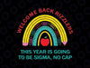 Funny Welcome Back Rizzlers Svg, This Year Is Going To be Sigma No Cap Svg, Back To School Png, Digital Download