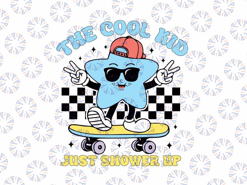 The Cool Kid Just Showed Up Svg, First Day Of School Roller Skating Svg, Back To School Png, Digital Download