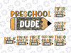 Back to School Dude Bundle Svg, Kindergarten/Pre K/ First/ Second/ Third Grade Camouflage Design, Back To School Png, Digital Download