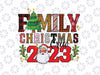 Retro Family Christmas Crew 2023 Matching Family Png, Family Christmas 2023 Leopard Png, Christmas Png, Digital Download