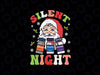 Silent Night Santa Christmas Png, Retro ICU Nurse Png, Santa's Helpers Anesthesiologist CRNA Png, Christmas Png, Digital Download