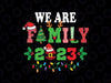 We Are Family Christmas Png, Funny Matching Xmas 2023 Tree Light Png, Christmas Png, Digital Download