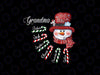 Personalized Christmas Grandma Candy Cane png, Christmas Grandma Snowman Candy Png, Christmas Png, Digital Download