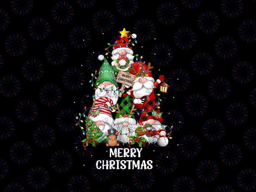 Merry Christmas Gnomies Png, Funny Gnome Xmas Light Png, Winter Gnome Png, Chistmas Png, Digital Download