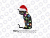 Merry Kissmyass Funny Cat Christmas Lights Png, Merry Catmas, Cat Christmas Tree Png, Chistmas Png, Digital Download