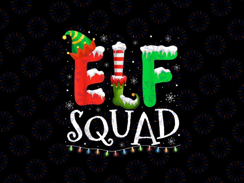 El-f Family Christmas Matching Png, Xmas Elf Squad Christmas Png, Chistmas Png, Digital Download