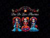 PNG ONLY Dia De Los Muertos Three Catrinas Day of the Dead Png, Sugar Skull Catrinas Png, Halloween Png, Digital Download