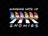 PNG ONLY Crosswalk Funny Christmas Hanging With My Gnomies Friend Png, Chillin With Gnomies Png, Chistmas Png, Digital Download