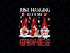 PNG ONLY Just Hanging With My Gnomies Png, Cute Gnome Christmas Png, Chistmas Png, Digital Download