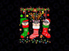 PNG ONLY Sugar Glider In Christmas Socks Lights Sugar Glider Xmas Png, Stitch Socks Xmas Lights Png, Christmas Png, Digital Download