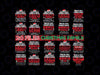 PNG ONLY 20 Christmas Family Png Bundle, North Pole Correctional Png, Funny Christmas Png,Christmas Sayings Png,Digital File Digital Download