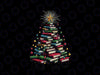 PNG ONLY Merry Christmas Tree Love Reading Books Librarian Png, Christmas Books Tree Png, Christmas Png, Digital Download